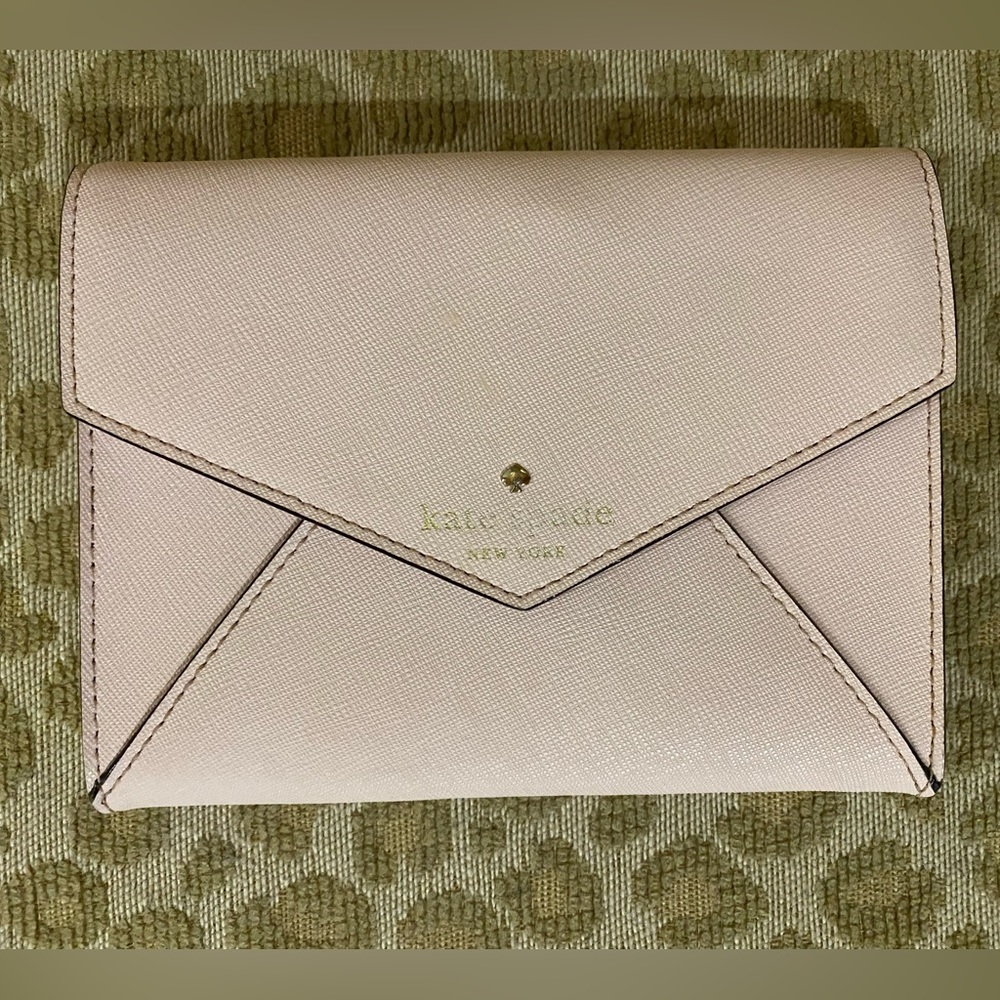 *GUC* Kate Spade pale pink mini envelope crossbody bag/clutch